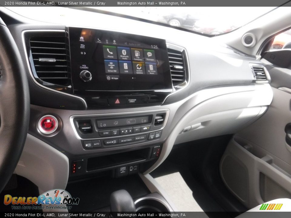 2020 Honda Pilot EX-L AWD Lunar Silver Metallic / Gray Photo #20