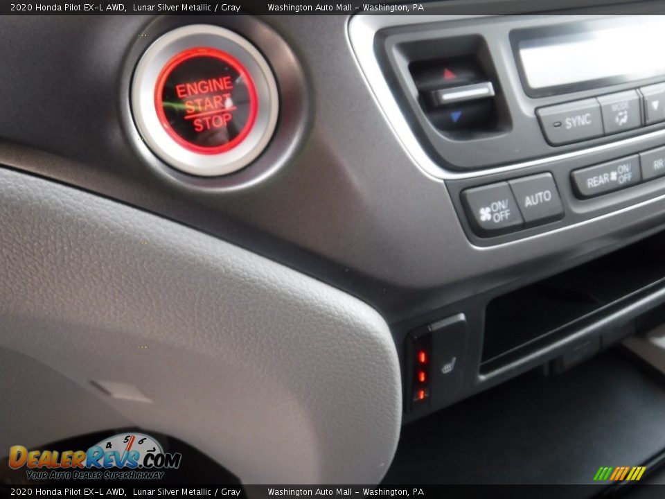 2020 Honda Pilot EX-L AWD Lunar Silver Metallic / Gray Photo #21