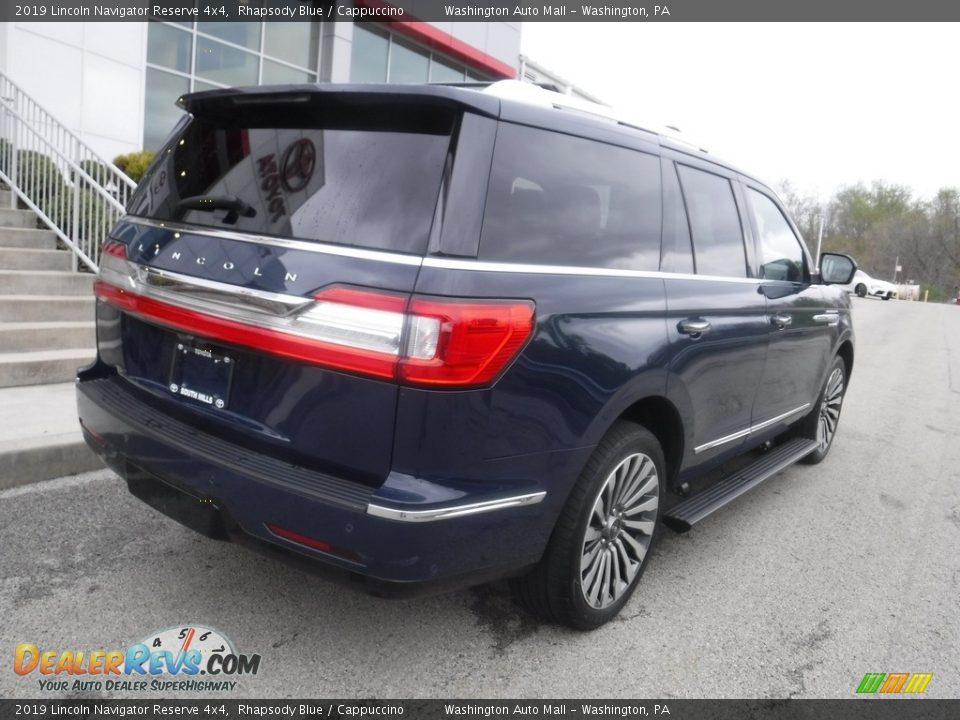 2019 Lincoln Navigator Reserve 4x4 Rhapsody Blue / Cappuccino Photo #21