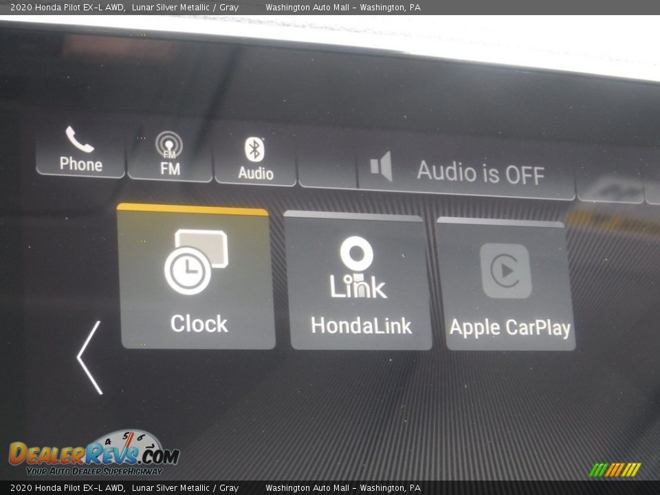 2020 Honda Pilot EX-L AWD Lunar Silver Metallic / Gray Photo #23