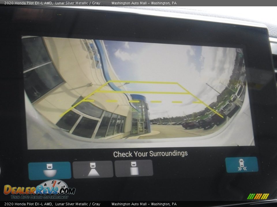 2020 Honda Pilot EX-L AWD Lunar Silver Metallic / Gray Photo #24