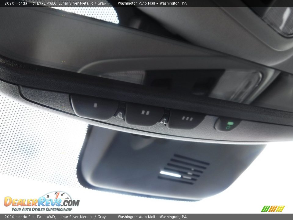 2020 Honda Pilot EX-L AWD Lunar Silver Metallic / Gray Photo #25
