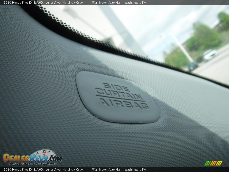 2020 Honda Pilot EX-L AWD Lunar Silver Metallic / Gray Photo #26
