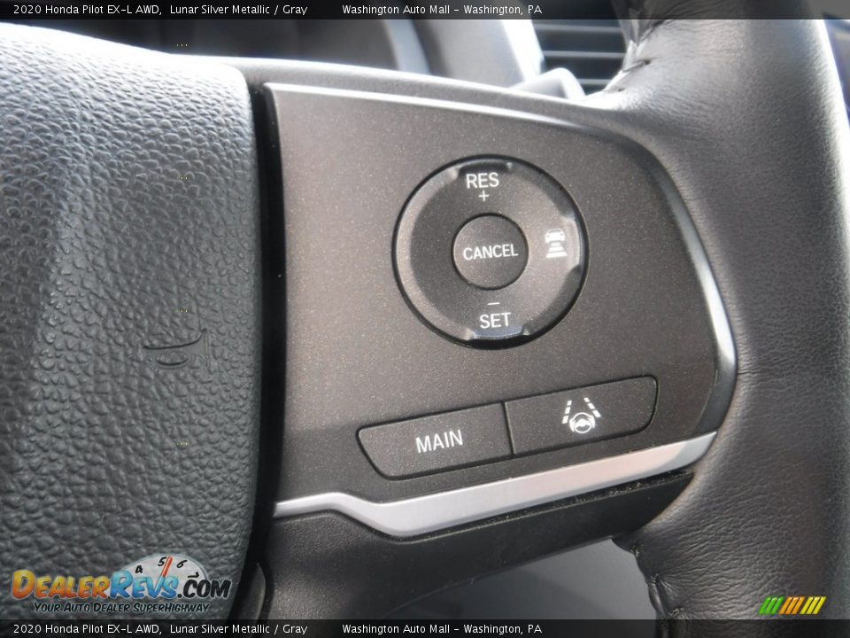 2020 Honda Pilot EX-L AWD Lunar Silver Metallic / Gray Photo #29