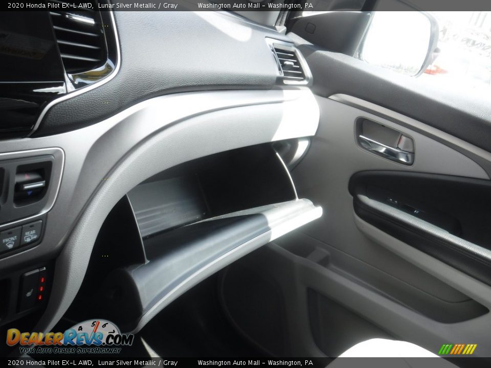 2020 Honda Pilot EX-L AWD Lunar Silver Metallic / Gray Photo #30