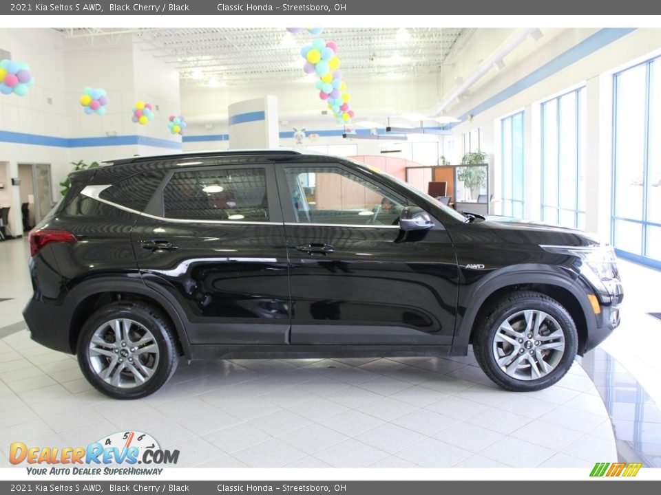 2021 Kia Seltos S AWD Black Cherry / Black Photo #4