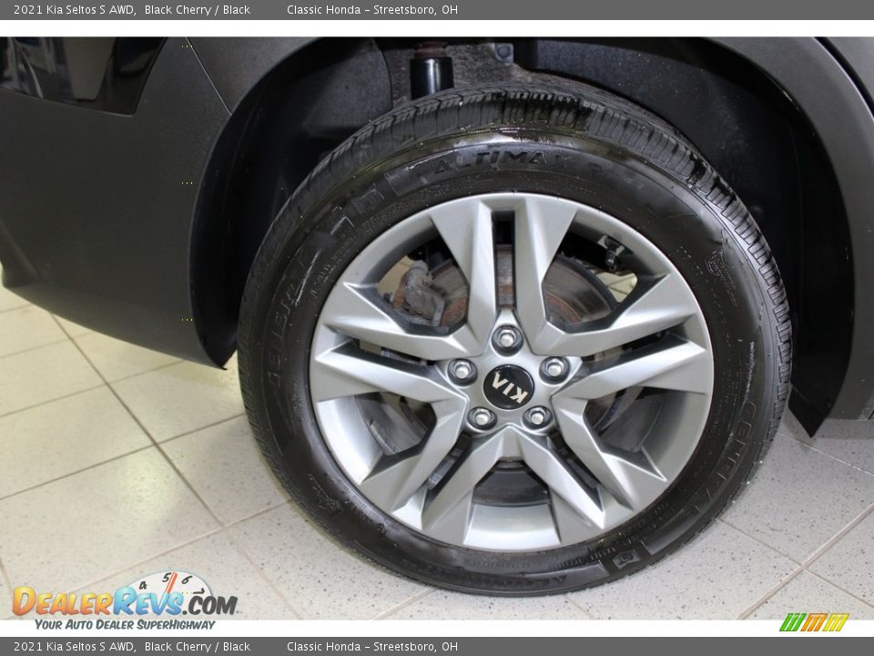 2021 Kia Seltos S AWD Black Cherry / Black Photo #6