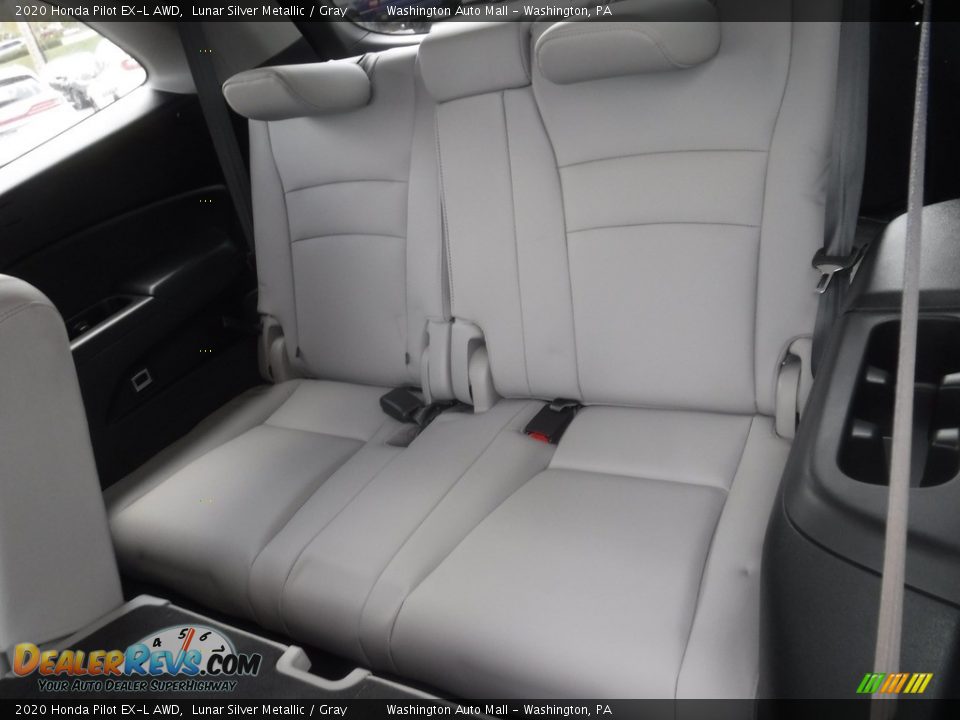 2020 Honda Pilot EX-L AWD Lunar Silver Metallic / Gray Photo #34