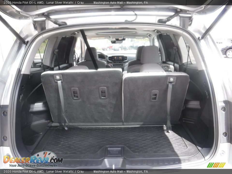 2020 Honda Pilot EX-L AWD Lunar Silver Metallic / Gray Photo #35