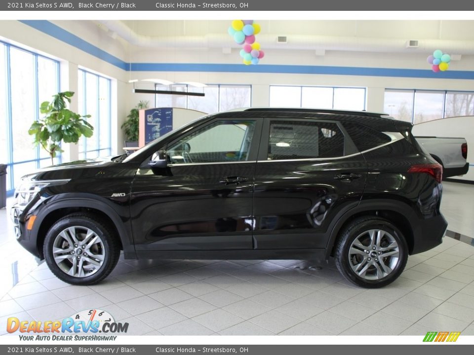 2021 Kia Seltos S AWD Black Cherry / Black Photo #10
