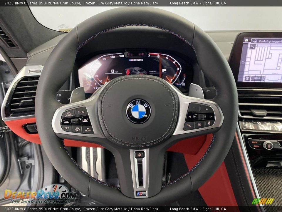 2023 BMW 8 Series 850i xDrive Gran Coupe Steering Wheel Photo #14