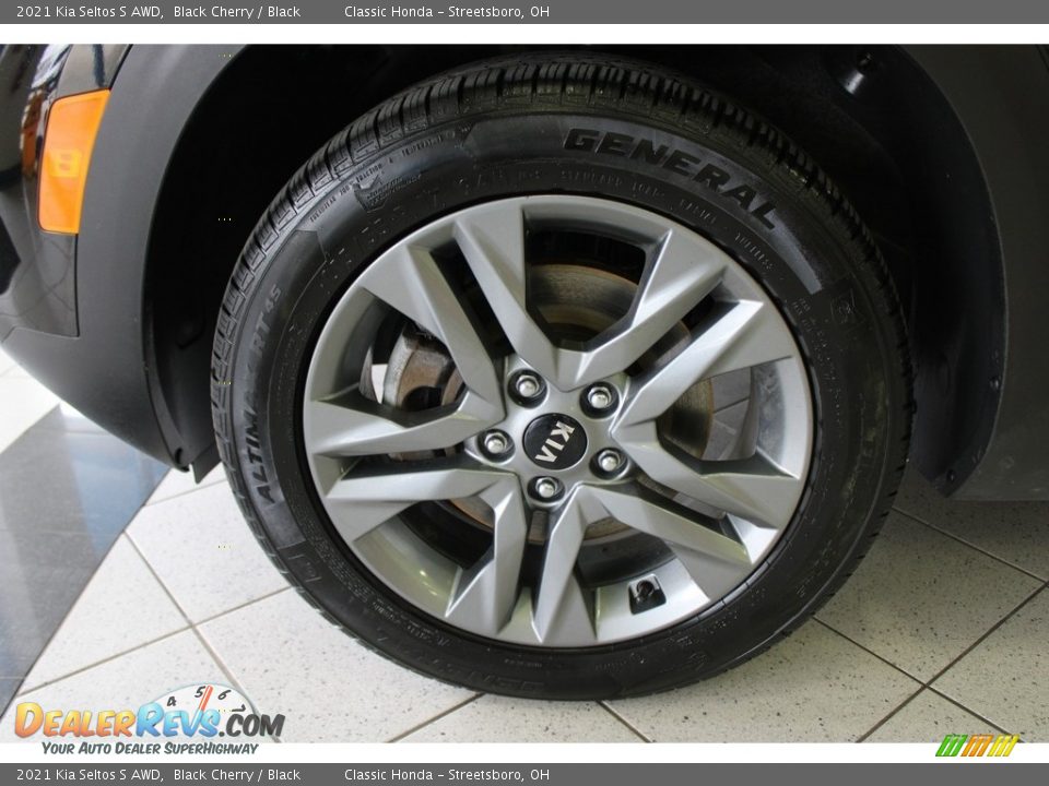 2021 Kia Seltos S AWD Black Cherry / Black Photo #12