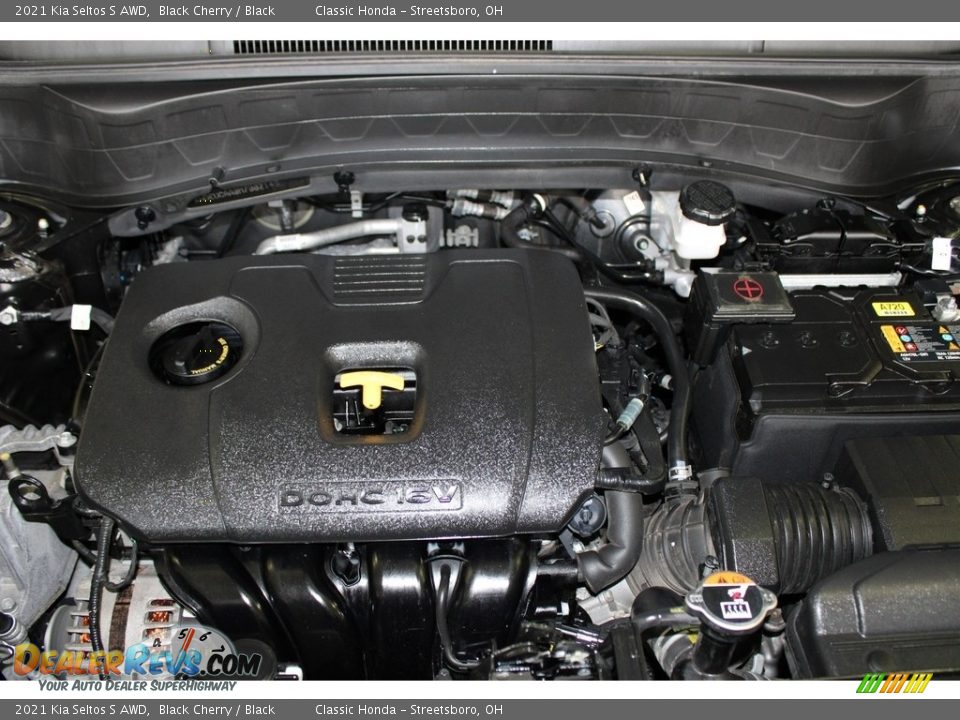 2021 Kia Seltos S AWD Black Cherry / Black Photo #13