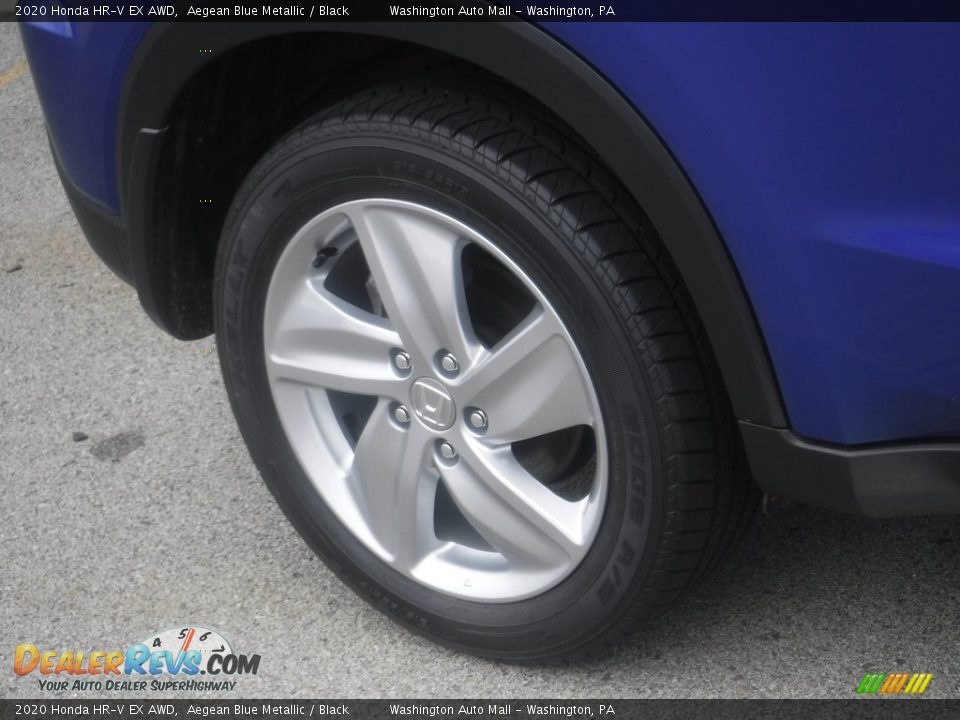 2020 Honda HR-V EX AWD Aegean Blue Metallic / Black Photo #4