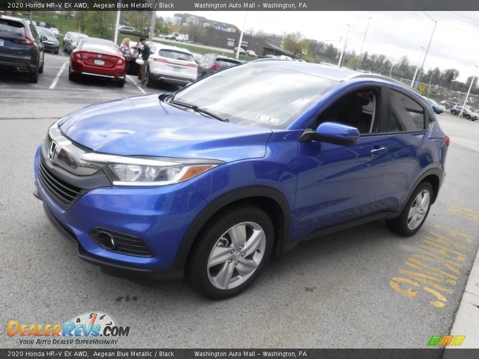 2020 Honda HR-V EX AWD Aegean Blue Metallic / Black Photo #6