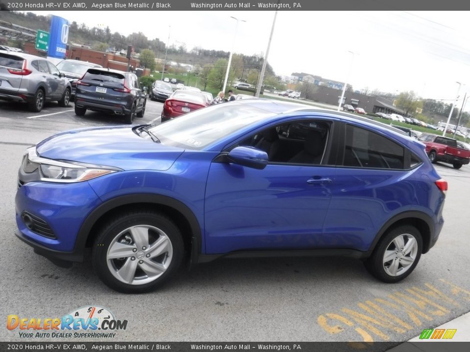 2020 Honda HR-V EX AWD Aegean Blue Metallic / Black Photo #7