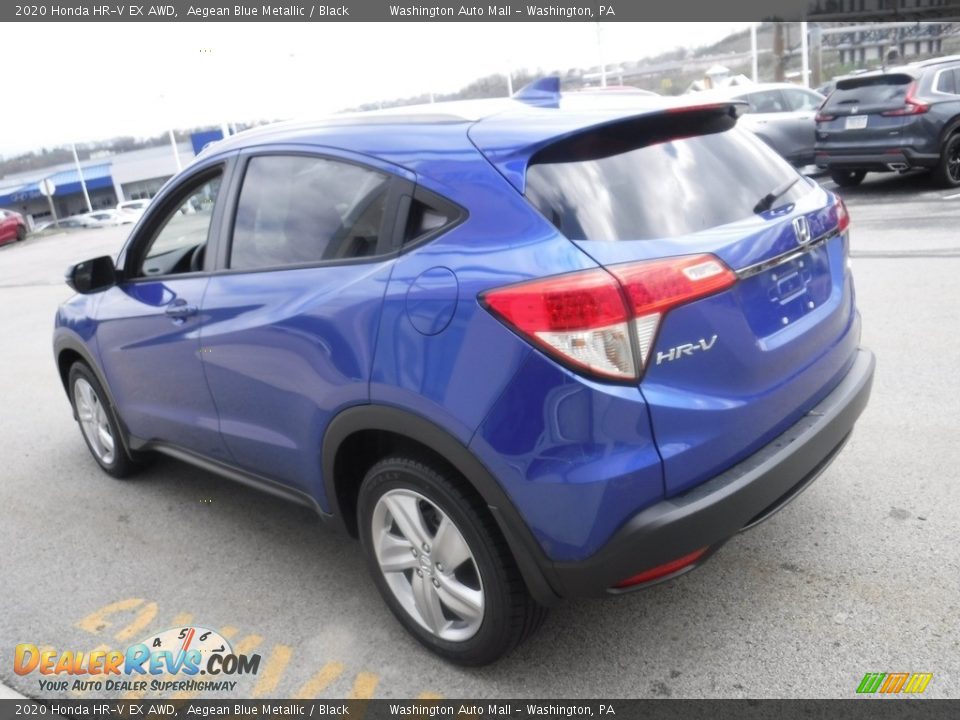 2020 Honda HR-V EX AWD Aegean Blue Metallic / Black Photo #8