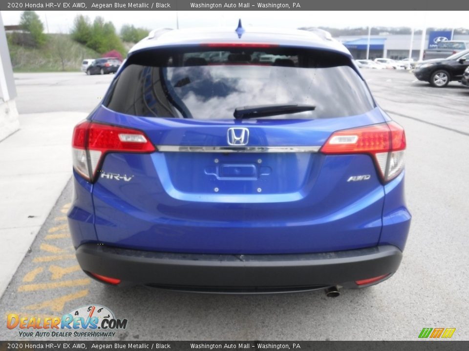 2020 Honda HR-V EX AWD Aegean Blue Metallic / Black Photo #9
