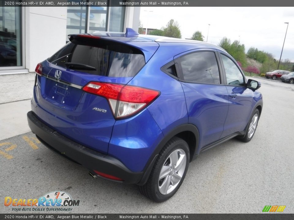 2020 Honda HR-V EX AWD Aegean Blue Metallic / Black Photo #10