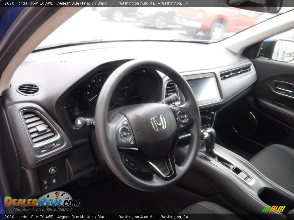2020 Honda HR-V EX AWD Aegean Blue Metallic / Black Photo #13