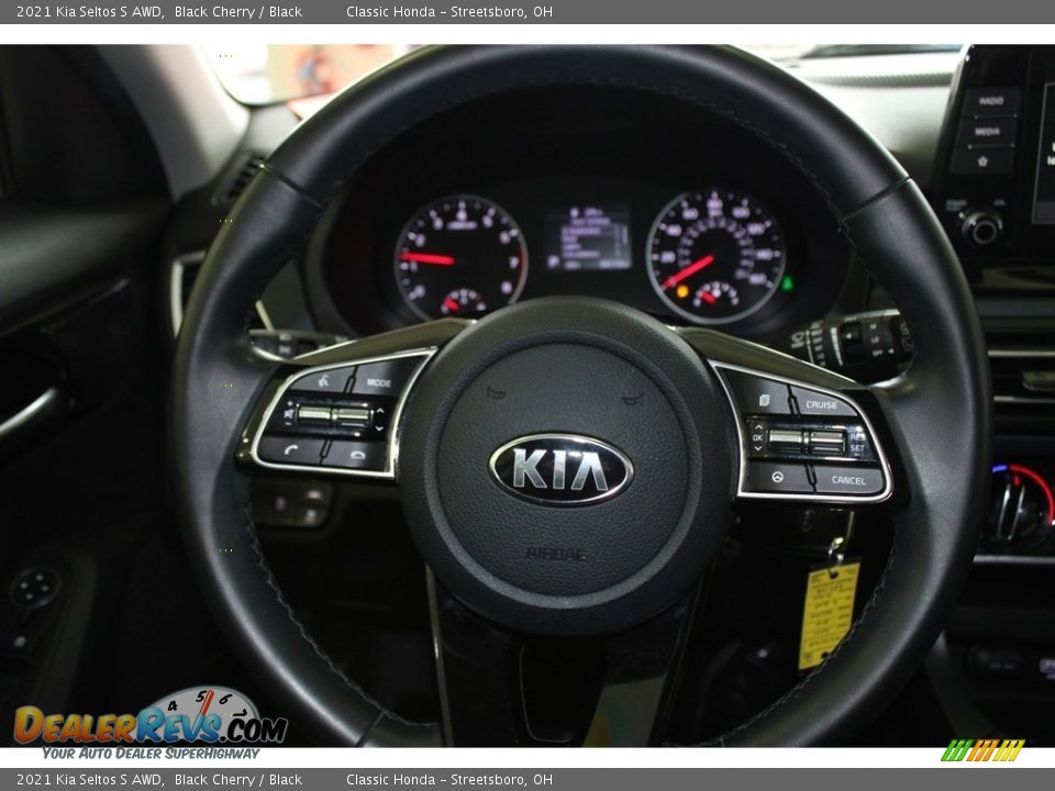 2021 Kia Seltos S AWD Black Cherry / Black Photo #29