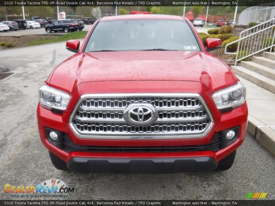 2016 Toyota Tacoma TRD Off-Road Double Cab 4x4 Barcelona Red Metallic / TRD Graphite Photo #13