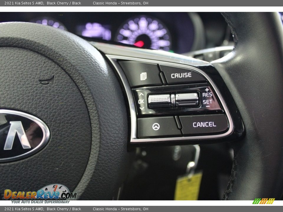 2021 Kia Seltos S AWD Black Cherry / Black Photo #31