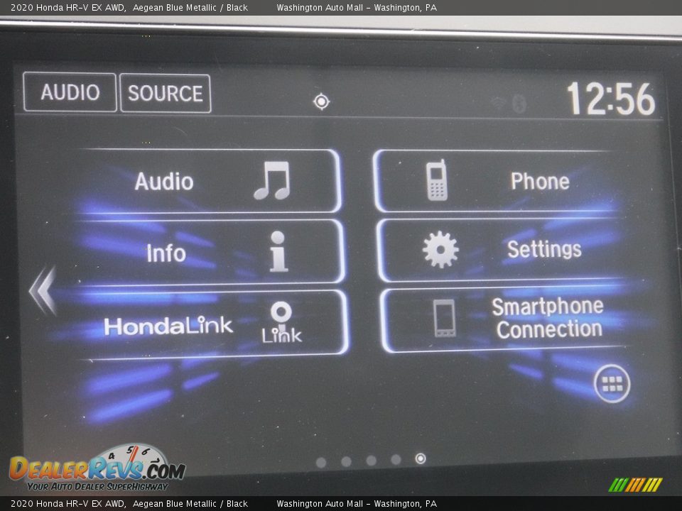 2020 Honda HR-V EX AWD Aegean Blue Metallic / Black Photo #20