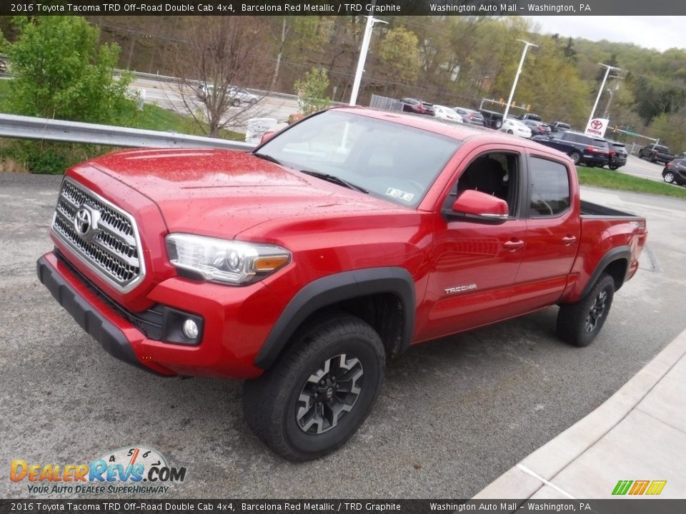 2016 Toyota Tacoma TRD Off-Road Double Cab 4x4 Barcelona Red Metallic / TRD Graphite Photo #14
