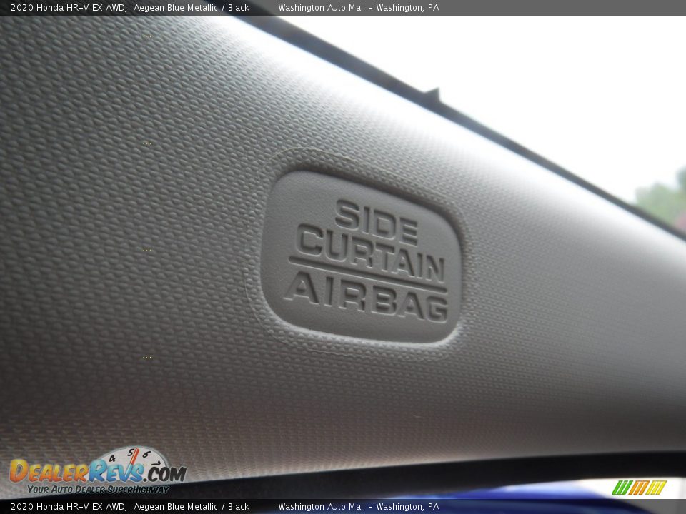 2020 Honda HR-V EX AWD Aegean Blue Metallic / Black Photo #24