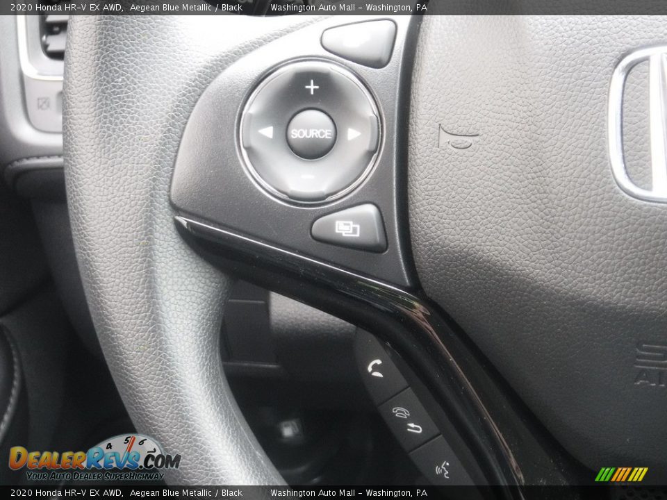 2020 Honda HR-V EX AWD Aegean Blue Metallic / Black Photo #26
