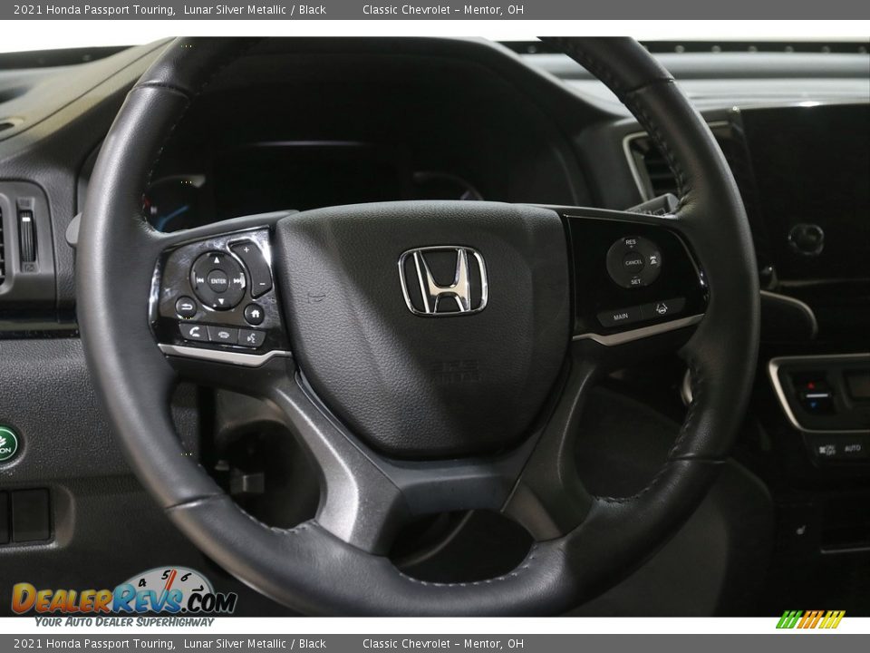 2021 Honda Passport Touring Lunar Silver Metallic / Black Photo #7