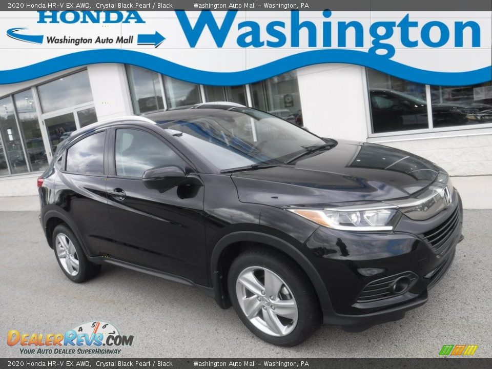 2020 Honda HR-V EX AWD Crystal Black Pearl / Black Photo #1
