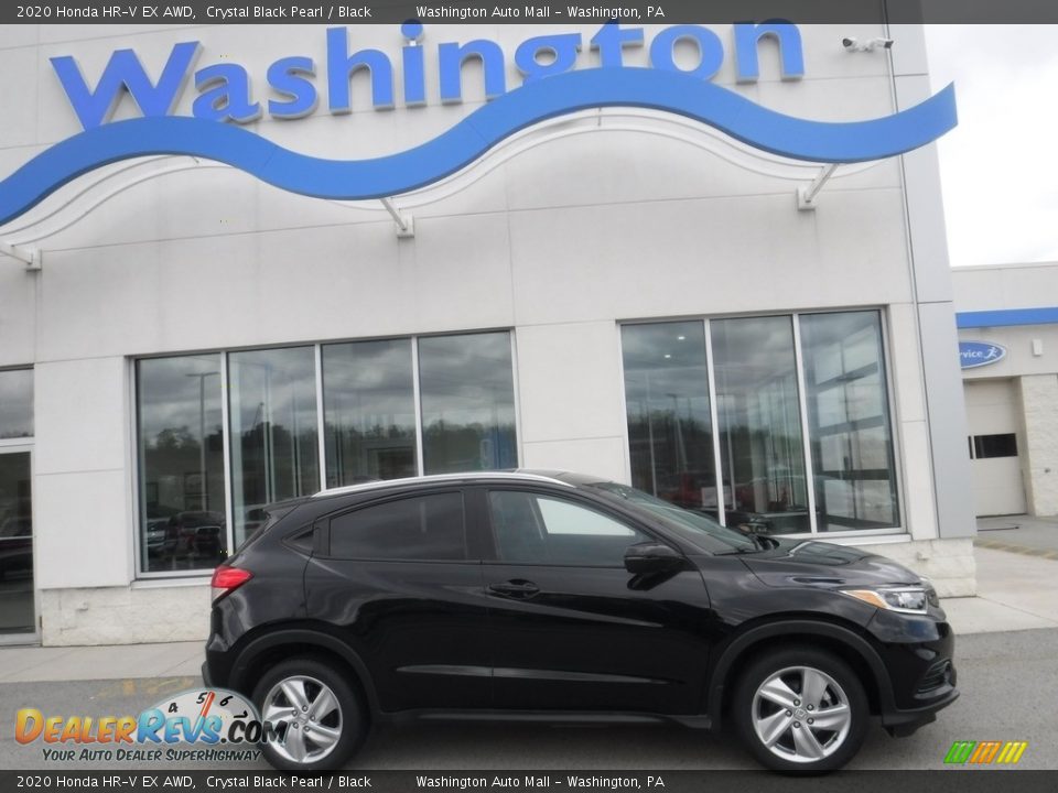 2020 Honda HR-V EX AWD Crystal Black Pearl / Black Photo #2