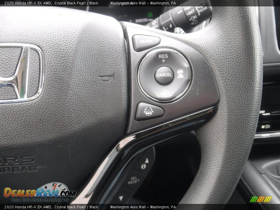 2020 Honda HR-V EX AWD Crystal Black Pearl / Black Photo #27