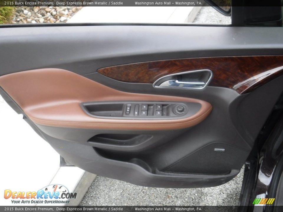 2015 Buick Encore Premium Deep Espresso Brown Metallic / Saddle Photo #22