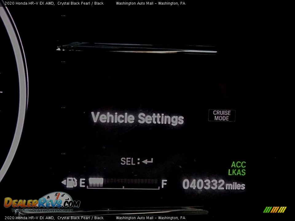 2020 Honda HR-V EX AWD Crystal Black Pearl / Black Photo #35