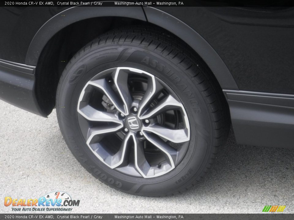 2020 Honda CR-V EX AWD Crystal Black Pearl / Gray Photo #3