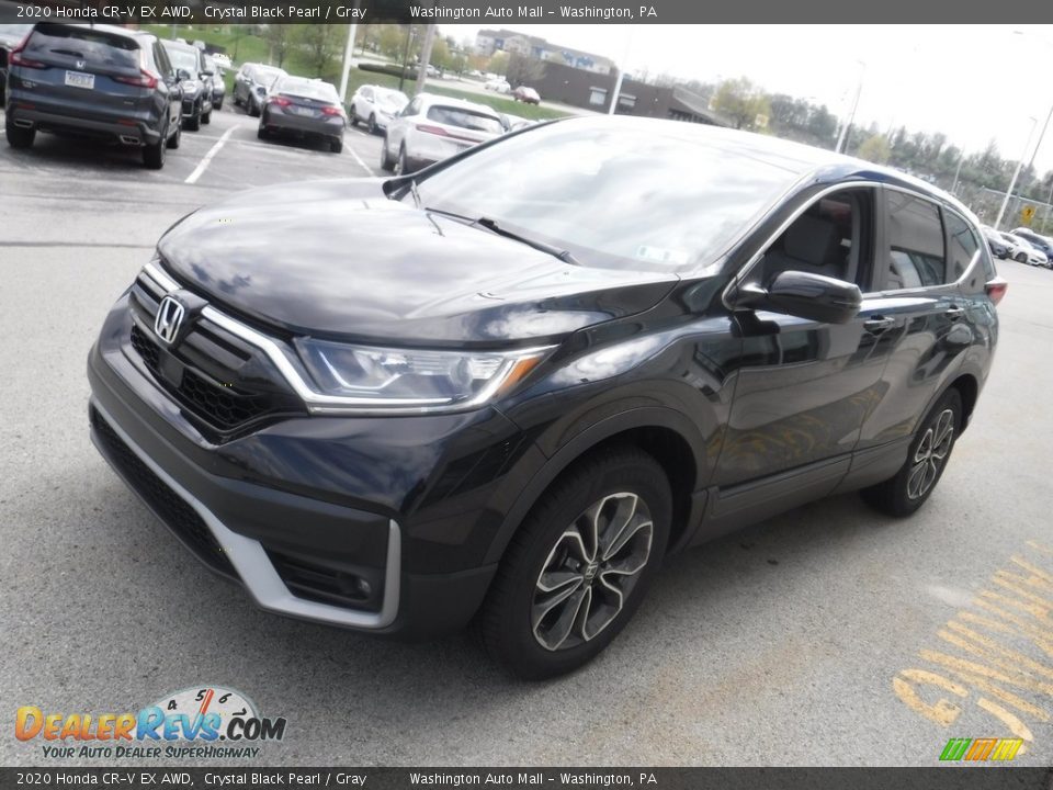 2020 Honda CR-V EX AWD Crystal Black Pearl / Gray Photo #6