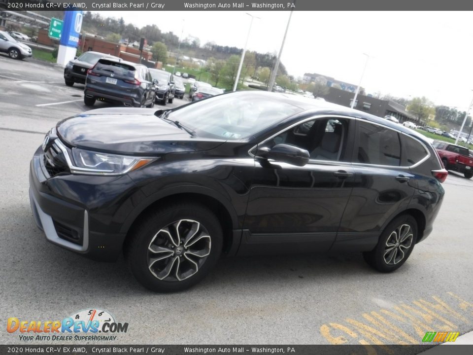 2020 Honda CR-V EX AWD Crystal Black Pearl / Gray Photo #7