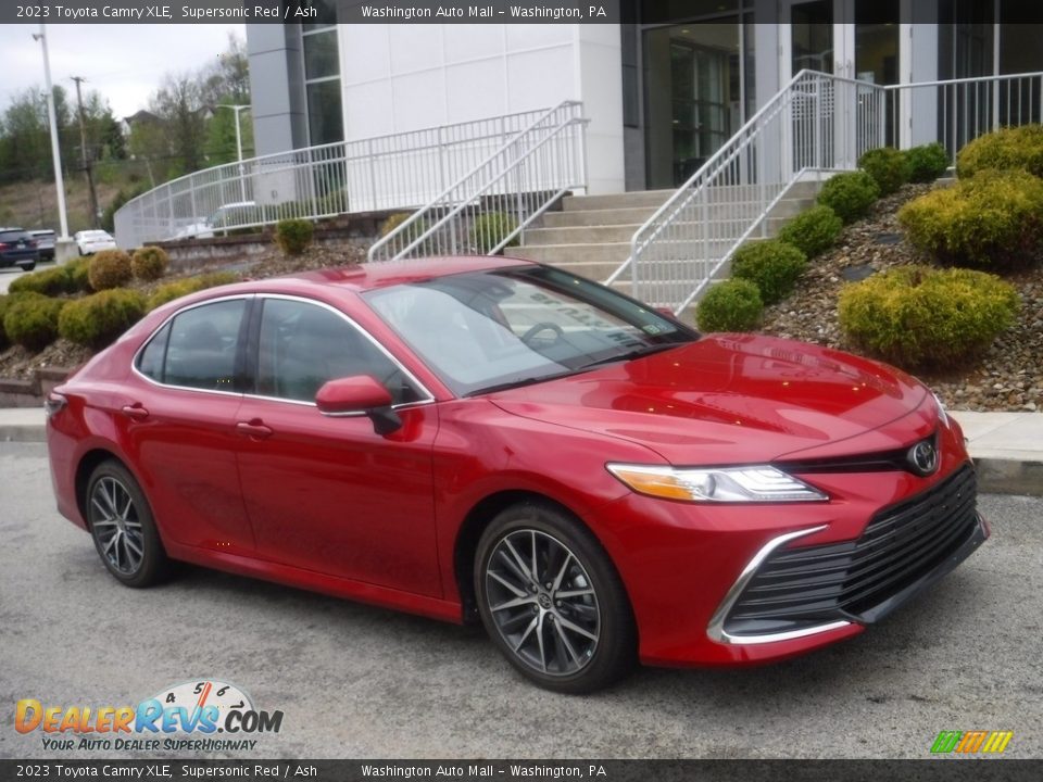 2023 Toyota Camry XLE Supersonic Red / Ash Photo #1