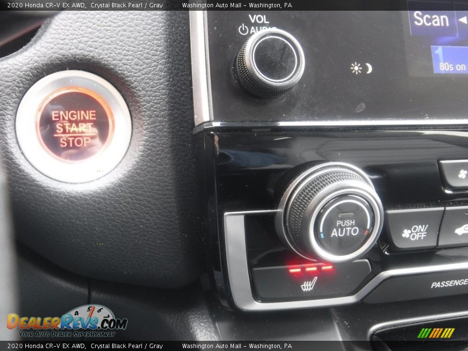 2020 Honda CR-V EX AWD Crystal Black Pearl / Gray Photo #20