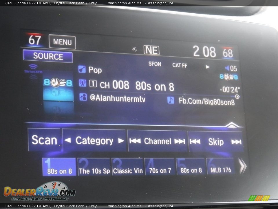 2020 Honda CR-V EX AWD Crystal Black Pearl / Gray Photo #21