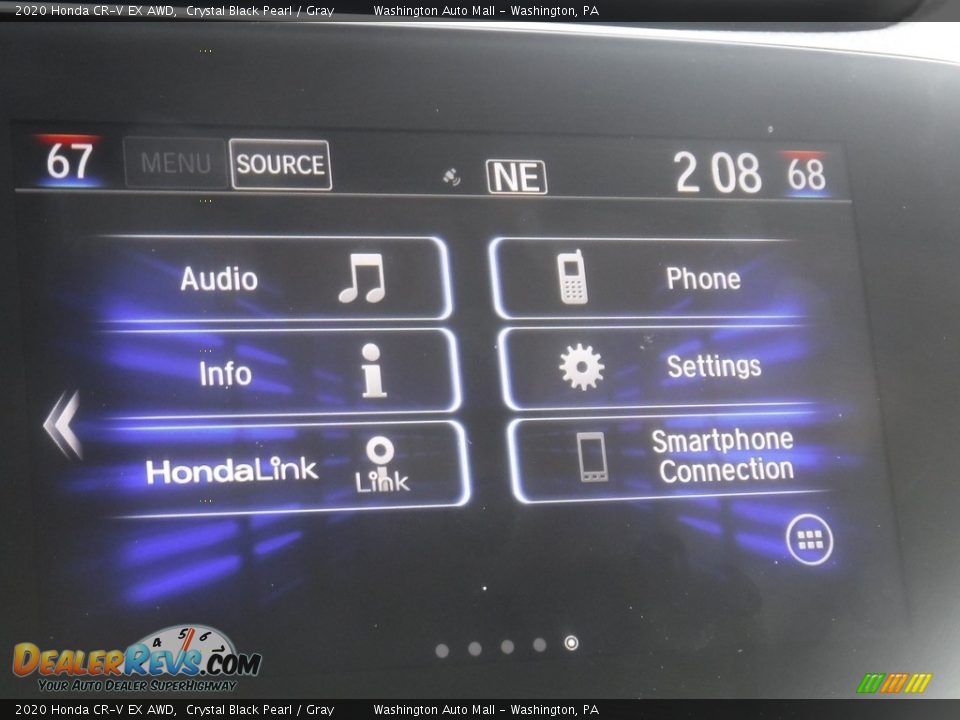 2020 Honda CR-V EX AWD Crystal Black Pearl / Gray Photo #24