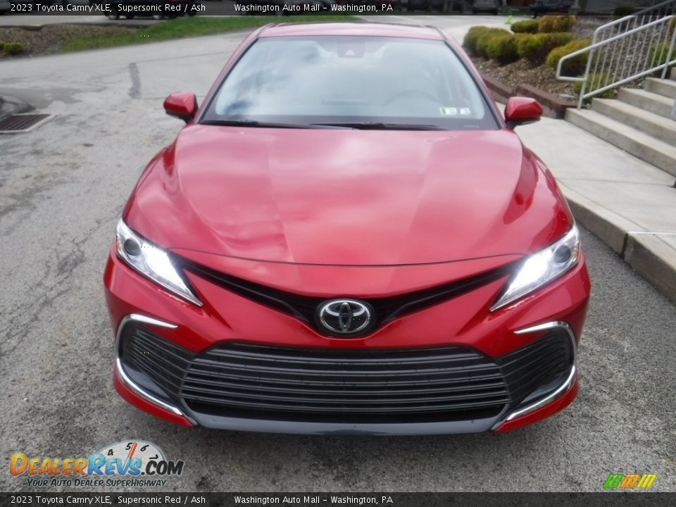 2023 Toyota Camry XLE Supersonic Red / Ash Photo #11
