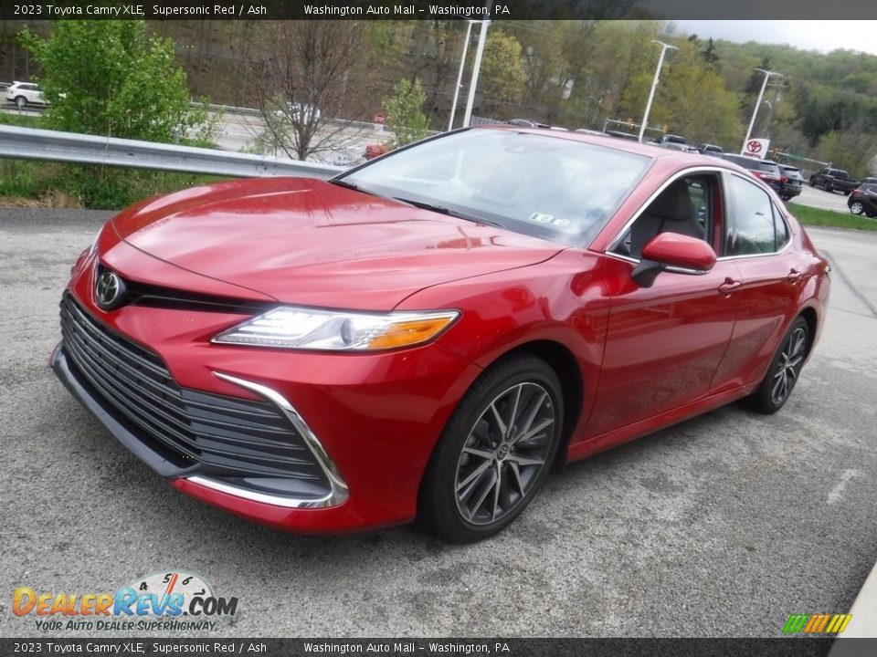 2023 Toyota Camry XLE Supersonic Red / Ash Photo #12