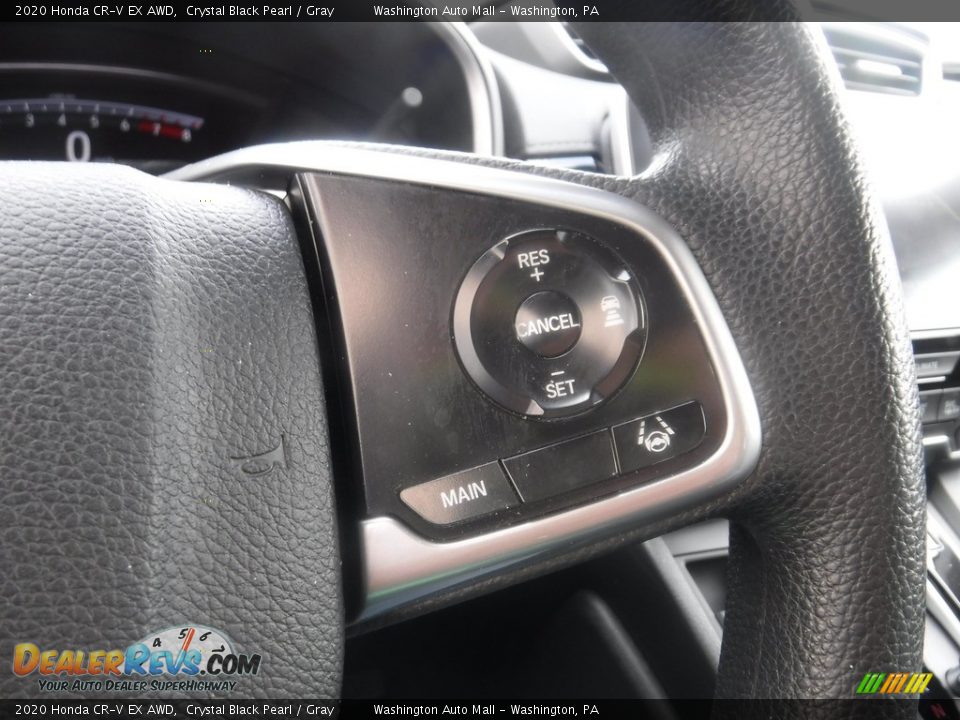 2020 Honda CR-V EX AWD Crystal Black Pearl / Gray Photo #28