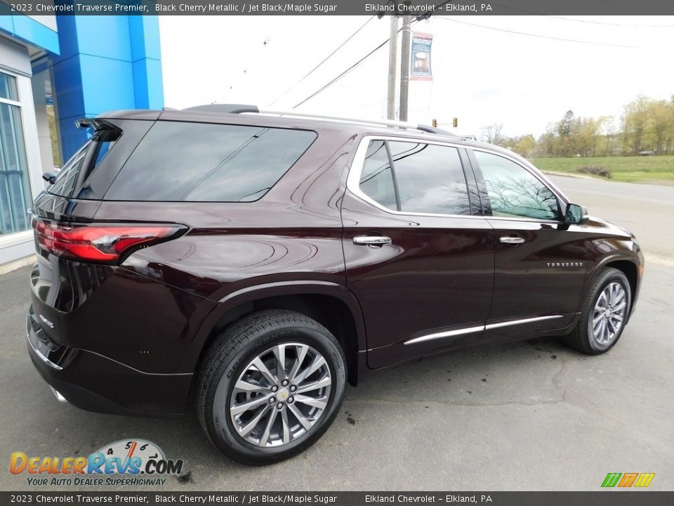 2023 Chevrolet Traverse Premier Black Cherry Metallic / Jet Black/Maple Sugar Photo #7