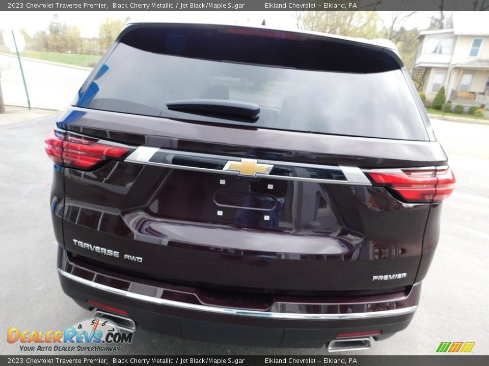 2023 Chevrolet Traverse Premier Black Cherry Metallic / Jet Black/Maple Sugar Photo #9