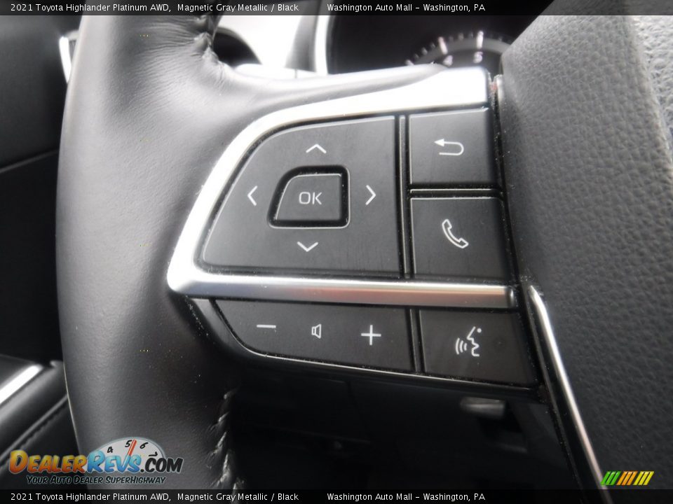 2021 Toyota Highlander Platinum AWD Magnetic Gray Metallic / Black Photo #10